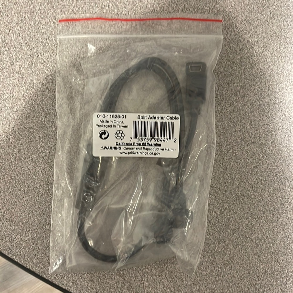 Split Adapto Cable for Garmin Alpha 100 and/or TT 10